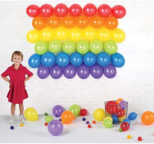Amscan decoration 117869 Основен Комплект за декорации за детски партита от пластмасови топки, Един размер, Мулти 11,7 Д х 9,4 Ш х 9,0В, Многоцветен