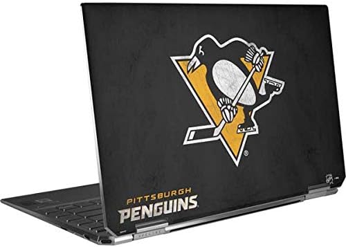 Кожата стикер Skinit за преносим компютър Съвместима с HP Spectre x360 Convertible - Официално Лицензиран Проблем дизайн NHL Pittsburgh Penguins