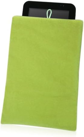 Калъф BoxWave, който е Съвместим с Plum Plus Link (Case by BoxWave) - Кадифена торбичка, Мек ръкав от велюровой плат с шнурком за чанти Plum Link Plus - Cosmo Pink