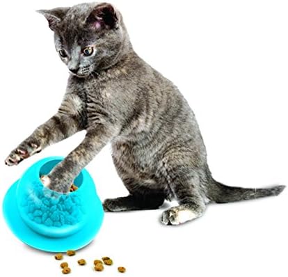 Играчка-Лакомство PetSafe Funkitty Fishbowl, Интерактивен Диспенсер за храна, Топка за активни Закуски за Котки от Всички възрасти