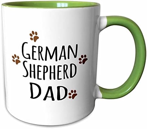 3 Чаша за баща немска овчарка, на 1 брой (опаковка от 1), черна