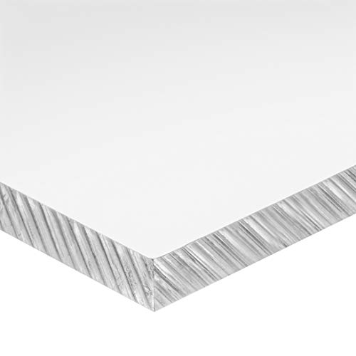 Съраунд мерки и теглилки САЩ - Лят Акрил пластмасов лист PS-CAC-336, височина 2 инча, Ширина 6 см, дължина-6