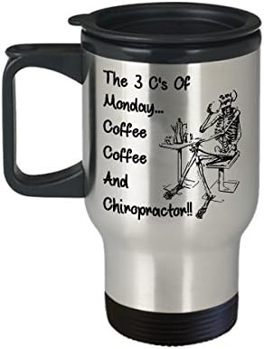 Най-Забавната Уникална Кафеена Чаша за Chiropractor The Massager Tea Cup Идеален За мъже И Жени The 3 Cs Of Monday... за Кафе И мануальный терапевт