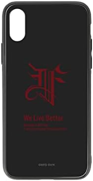 Калъф за iPhone от Закалено Стъкло с Логото на Heavenburns Red 31F Force, който е Съвместим с iPhone 12/12 Pro
