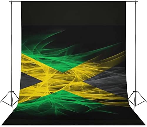 Ямайски Флаг Снимка Снимка Фон на Заден План Текстилен Завеса за Снимане на Видео Стрийминг на Живо Студио 56
