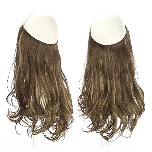 HAUBIS Перуки 16 инча дълга къдрава коса, с голям вълна за изграждане на европейски и американски женска коса