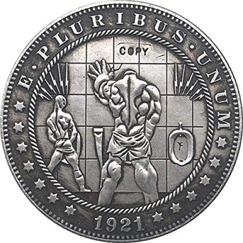 Предизвикателство Монета Скитник Никел 1921-D САЩ Морган Долар Монета Копие Вид 124 Копие Украса за Събиране