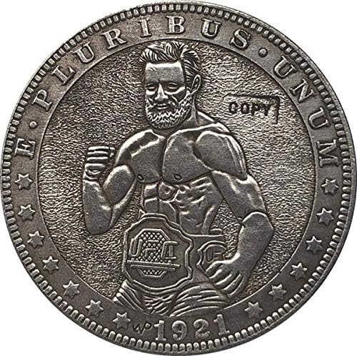 Монета Challenge Hobo Никел 1921-D САЩ Морган Доларова Монета Копие от Тип 142 Копие Подарък за Него Колекция