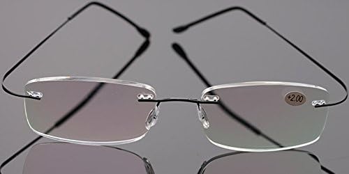 Очила за четене SOOLALA High End Лесно От Титан и Неръждаема Стомана Без рамки