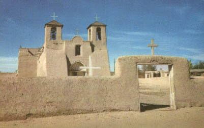Пощенска картичка Ranchos de Taos, Ню Мексико