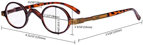 Eyekepper Спестете 10% на 1 опаковка малки, овални-кръгли слънчеви очила за четене и 1 опаковка бифокальных точки в голям размер, Кафява Костенурка +1,00