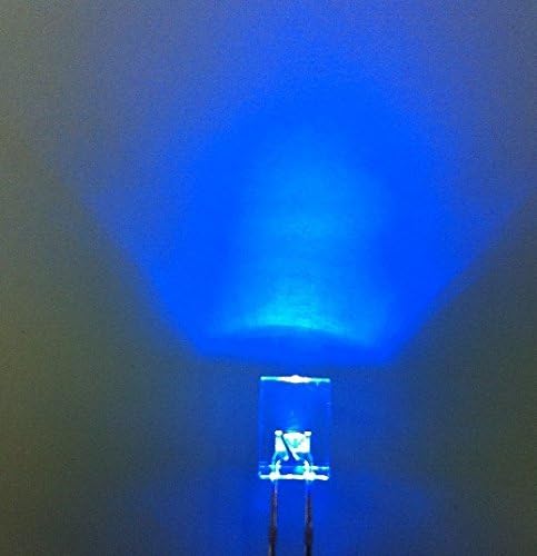 50шт 2x5x7mm Водата Бистра Квадратна Правоъгълна Синя Led Лампа