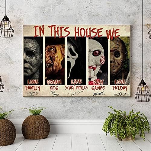 в тази Къща Плакат на филм на ужасите, Ние обичаме Семейството си, Мечтаем за големи, Обичаме петък, Художествена
