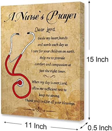 LISTNGBO Стенно изкуство на платното за офис, медицински Сестри, Молитвата медицински Сестри, Печат върху Платно,