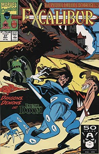 Ескалибур #37 FN; Комиксите на Marvel | Скот Лобделл Д-р Дуум