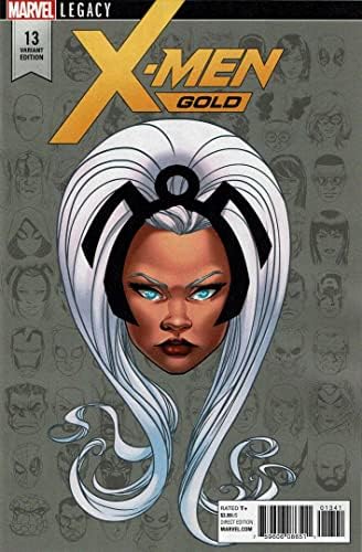 Хората Х-мен: Злато (2 серия) #13B VF; Комиксите на Marvel | вариант буря изстрел в главата