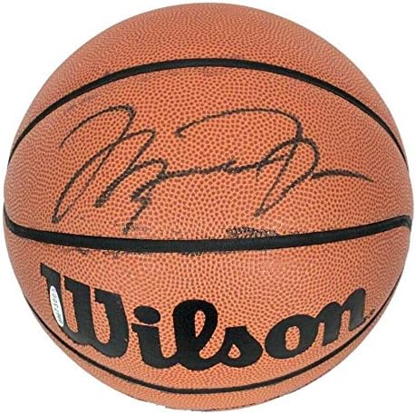 Баскетболни Топки с Автограф на Майкъл Джордан На Горната Палуба Удостоверяване BAE73005 - Баскетболни Топки
