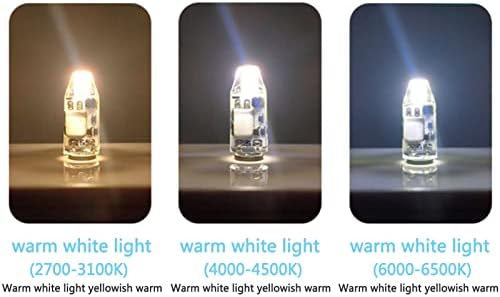 Led лампи Xianfei G4, Осветяване на развитието на ландшафтната светодиодна крушка Без регулиране на яркост, 5 W, работа на смени халогенна лампа с мощност 30 W, 12 v ac/dc, 500лм Бе?