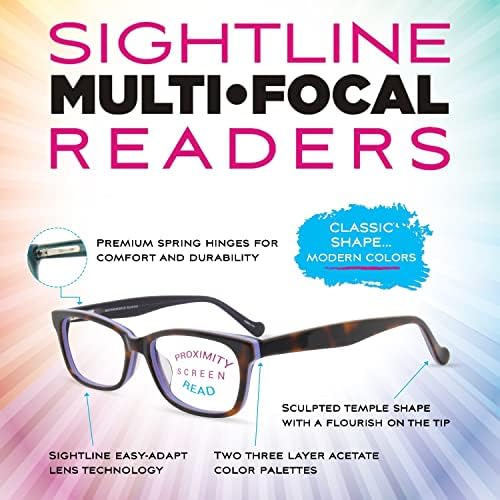 Sightline P303 средна засаждане многофокусные очила за четене с прогресивно капацитет