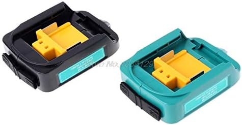 USB-адаптер за зареждане Fincos за Makita ADP05 BL1815 BL1830 BL1840 BL1850 1415 14,8-18 - (Черен цвят)