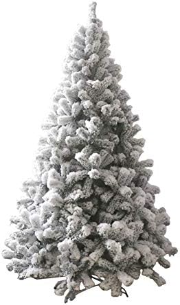 Коледно дърво ZPEE с Висока плътност Със Сняг Флокированием, Бор от изкуствен материал ПВЦ с Метална стойка