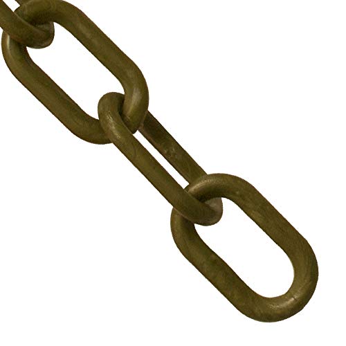 Пластмасов Барьерная верига Mr. Chain, златен цвят, диаметър на ниво 1 инча, дължина 100 фута (10007-100)