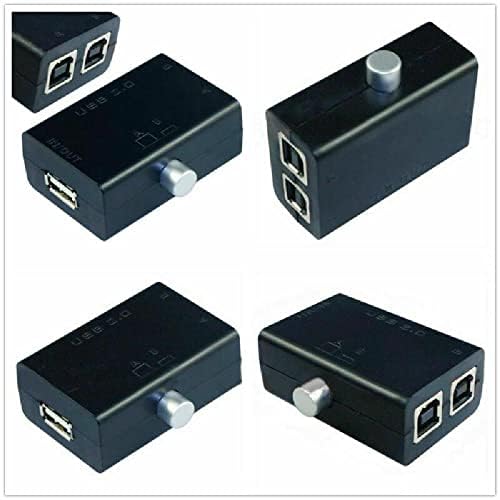 Общ превключвател USB USB 1.1/2.0 Ръчен Превключвател Box 2 Порт за Компютър, Скенер Принтер