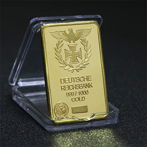 Немски Кюлчета Злато Възпоменателна Монета Златна Монета Занаят Колекцията На Централната Банка На Личността Честит Подарък Орел И Кръст С Релефни Монети С Колек?