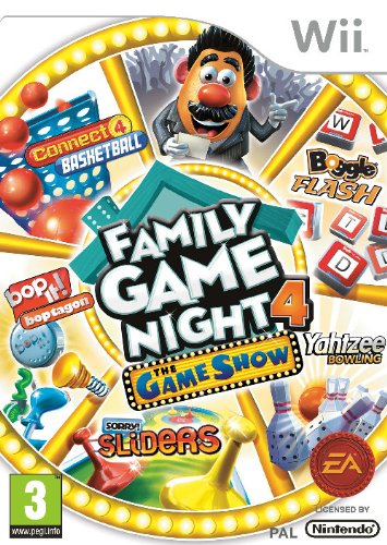 Семейна и детска нощ Hasbro 4: The Game Show Edition (Wii)