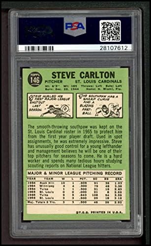 1967 Topps 146 Стив Карлтън Сейнт Луис Кардиналс (Бейзболна картичка) PSA PSA 7.00 Кардиналс