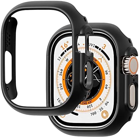 Калъф SDUTIO за Apple Watch Ultra Case 49 мм Твърд PC устойчив на удари Защитна броня, по периметъра на iWatch