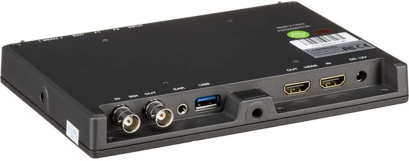 Поле монитор за камерата LILLIPUT FS7 7 4K с метален корпус, вграден високоговорител, HDMI вход и 3G-SDI