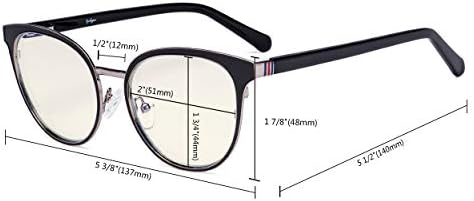 Дамски очила със сини светофильтром Eyekepper - Женски Компютърни Очила Cateye С uv защита UV420 със защита