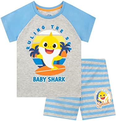 Къса Пижами за момчета Pinkfong Baby Shark