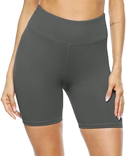 Дамски спортни къси панталони за йога PERSIT с принтом и висока талия, 2 Потайных джоба си, Матови, Спортни