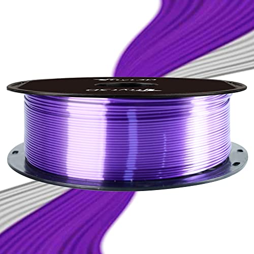 Тъмно лилава нишка за 3D-принтер PLA лилав цвят, Материал за 3D печат на 1,75 мм, Широко съвместим 3D принтер,