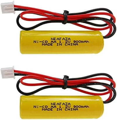 NEAFAZA 1,2 НА 900 mah Ni-CD AA Авариен светлинен индикатор за излизане от Смяна на батерия, Съвместима батерия