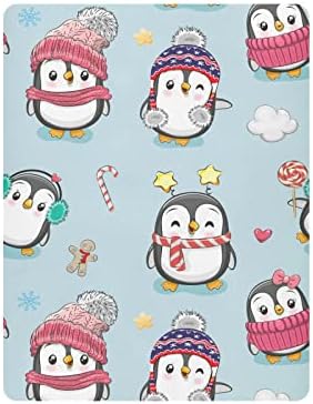 UMIRIKO Коледа Penguin Pack n Play Детска игра Кърпи, Мини-Ясла за Момчета И Момичета, Калъф за Плейър 20245358