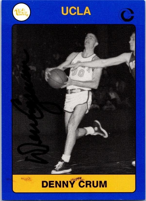 Баскетболно карта Дени Крама с автограф (UCLA Bruins, SC) 1991 College Collection 111 - Баскетболни топки колеж
