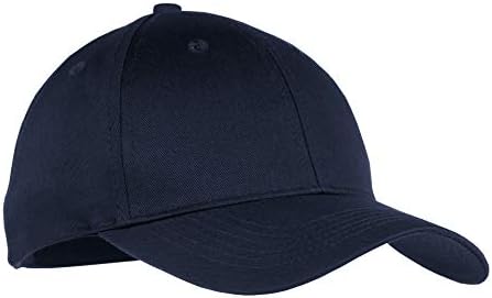 New Port & Company - Младежка 6-панелна Саржевая шапка YCP80 (Един размер / тъмно синьо)