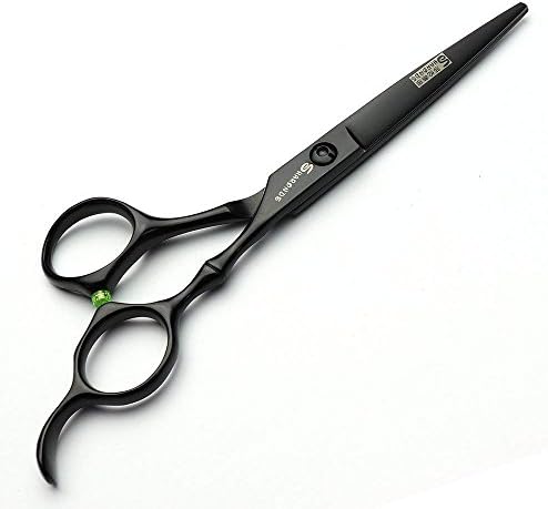 набор от професионални ножици за подстригване на коса black hair design 400C steel cutting thin set (6 Ножица