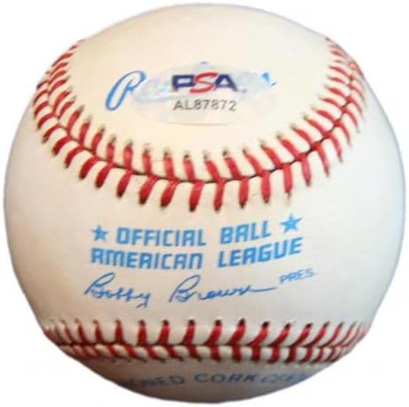 Whitey Ford Подписа Бейзболен топката OAL С Автограф йорк Янкис PSA/DNA AL87872 - Бейзболни топки с автографи