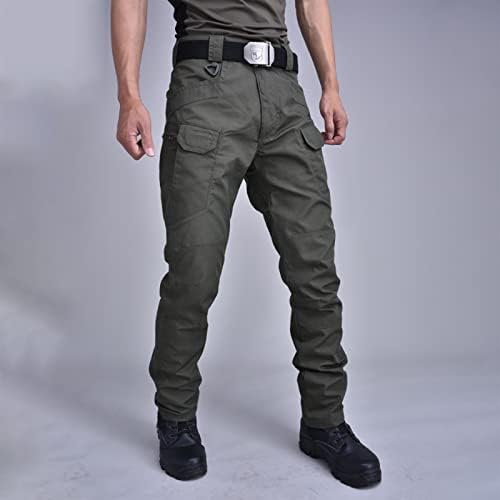 Мъжки Ежедневни Панталони-Карго, Гъвкави Армейските Камуфляжные Военни Панталони, Стрейчевые Панталони-Карго,