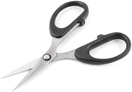 Нови ножици за шиене на юргани с черна пластмасова дръжка Lon0167 надеждна ефективност, ножици за шиене с дължина