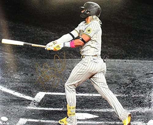 Фернандо Татис-младши с автограф SD Padres 16X20 HM на ватине с прожектором - JSA - Снимки на MLB с автограф