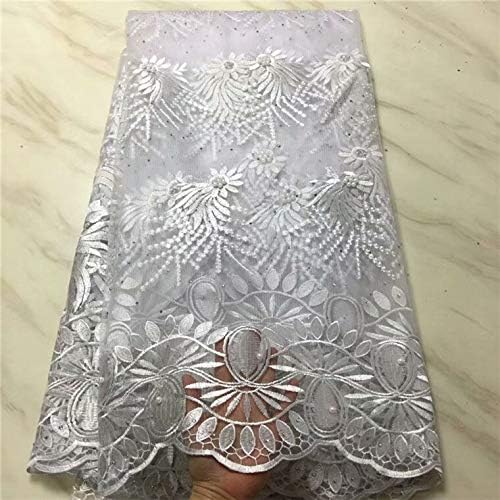 Sfabric Топ Нигерийски Дантелени Тъкани Африкански Дантелени Платове за Булчински рокли Френското Тюлевое Дантела