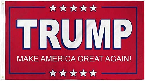 MWS 3x5 3 'x5' Trump Make Great America Червено и Make Great America Бял Черен Шляпные Люверсы С двойна фърмуер