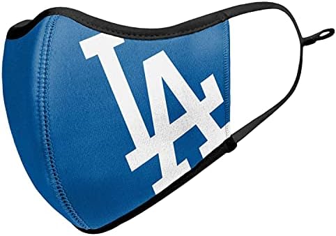 Регулируема синя спортна маска за лице Лос Анджелис Доджърс на терена