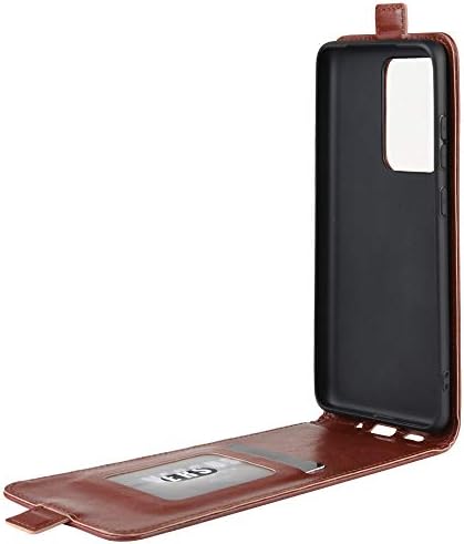 Калъф Samsung Galaxy S20 Ultra 5G, Тънък Вертикален Калъф-книжка с панти капак от Изкуствена Кожа Защитен Калъф