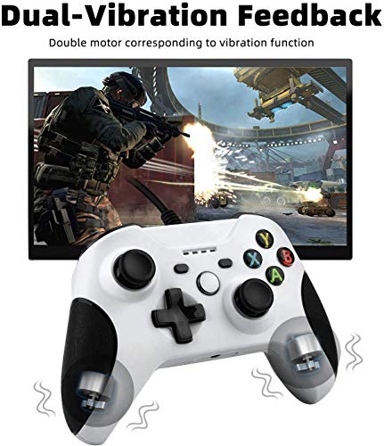 Жичен контролер за Xbox one, Жични контролери игра USB Геймпад с двойна вибрация и жак за слушалки, съвместими